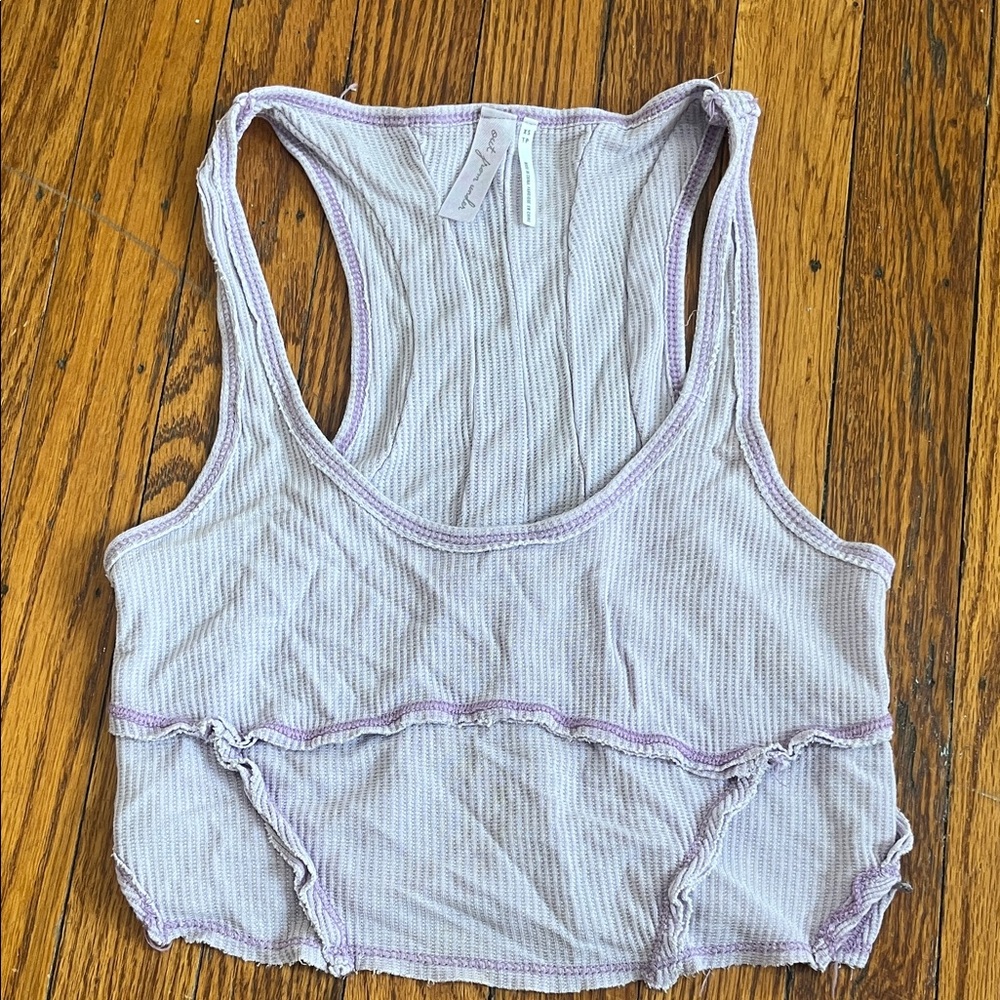 Purple Crop Top